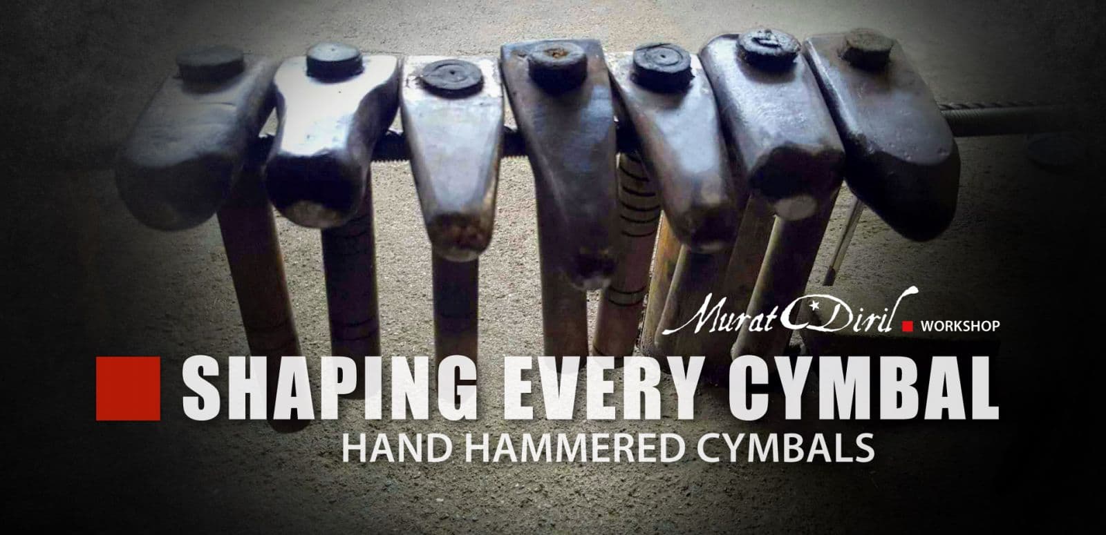 Shaping every cymbal — hand hammered cymbals, Murat Diril Workshop